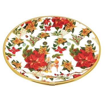 Imagem de Natal Yangzi - Travessa 23X3Cm Plastico Decorada Redonda Natal Yangzi 18659