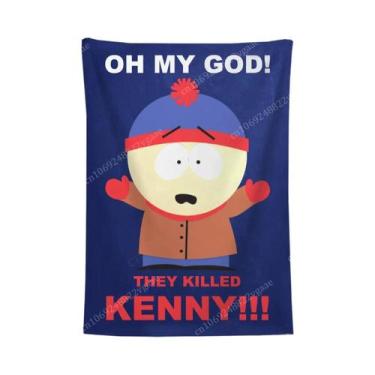 Imagem de Pôster De Tapeçaria Estética De South Park 40x60 Decoração De Quarto T