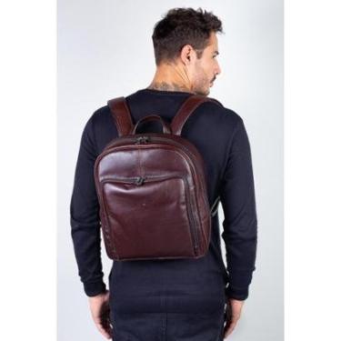 Imagem de Mochila masculina de couro italiano Steve-Masculino
