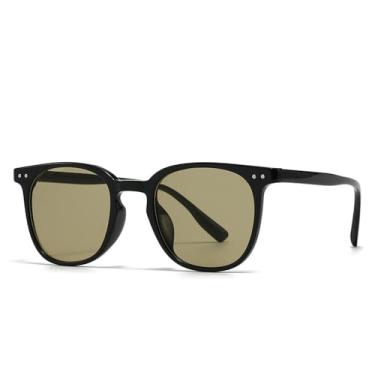 Imagem de Óculos de Sol Rivet Punk UV400 Unissex para Esportes ao Ar Livre, Corrida e Ciclismo, Verde Militar