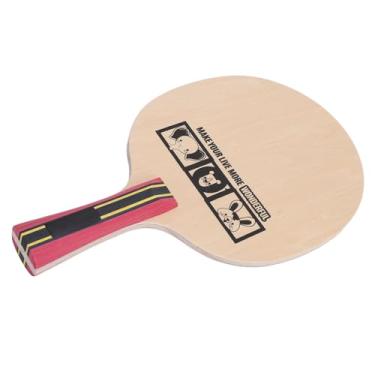 Imagem de Alomejor Tênis de Mesa de Mesa de de Tênis de de Com Carbono 4 Mm de Núcleo Confortável para Crianças 5 Camadas de Madeira de (Aperto de mão alça longa)