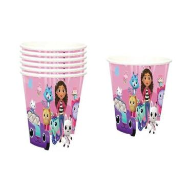 Imagem de Decorações De Festa De Aniversário Gabby Dollhouse Rosa, Suprimentos P