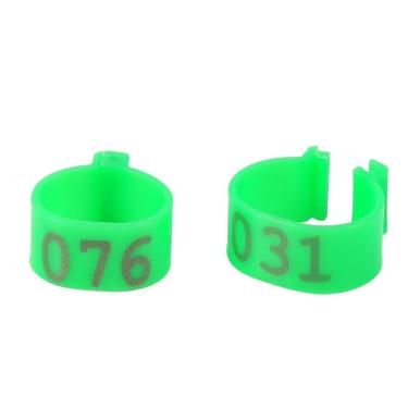 Imagem de Acouto Anéis para Pernas de Aves 100 Unidades/Saco 16MM 001-100 Plástico Numerado para Aves, Galinhas, Patos, Faixas para Pernas de Ganso, Anéis, Faixas para de Frango, Gramado e Jardim/Fazenda