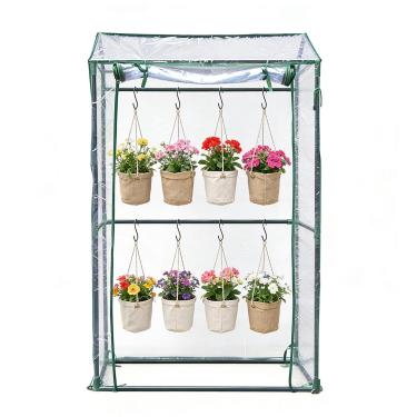 Imagem de Cobertura De Estufa, PVC Dobrável Resistente Ao E Impermeável De Alta Resistência, Proteção De Substituição Para Plantas Exteriores, Para Jardim Quinta Pátio Relvado E Campo