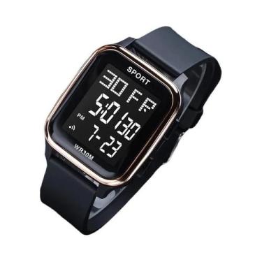 Imagem de Relógio Esportivo Digital LED Ultra Fino À Prova D'Água Para Homens YI