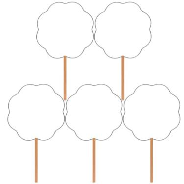 Imagem de Anneome Kit de fabricação de 5 peças de ventiladores decorativos chineses antigos de mão para acessórios de Hanfu DIY