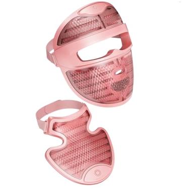 Imagem de THERAMIND Máscara Facial LED Beauty Rejuvenescimento 149 LEDs Luz Vermelha Terapia Fotônica Anti-idade Rugas Acne Pescoço Colágeno Skin Care