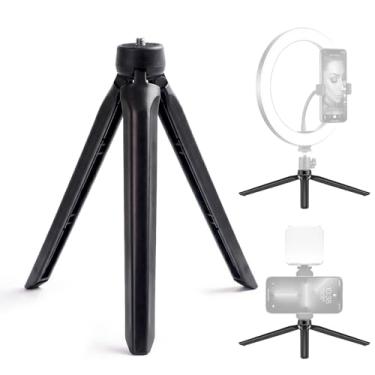 Imagem de Mini Tripé de Mesa Portátil e Grip de Mão Estabilizador, Suporte para Luz De LED, Para Gravar Video Fotografia E Vídeo, Compatível com Gimbals de Celular, Câmeras de Ação e Suportes de Smartphone