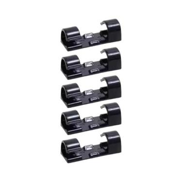 Imagem de Organizador De Cabos Autoadesivo: Suporte Para Gerenciamento De Fios P