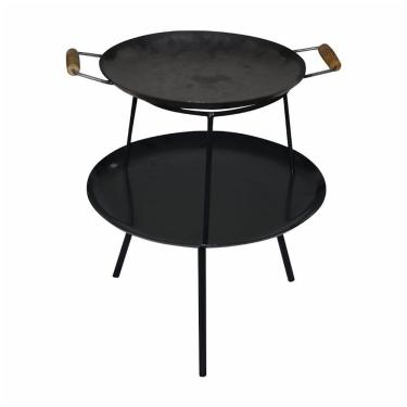 Imagem de Lareira Churrasqueira Redonda Portatil Chapa Picanheira 50cm