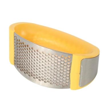 Imagem de Espremedor de alho manual profissional, cortador e fatiador de aço inoxidável, ferramenta de cozinha multifuncional