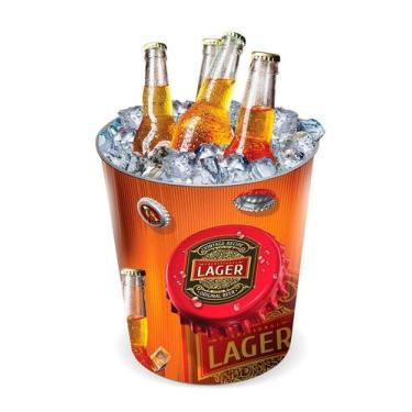 Imagem de Balde de Gelo para Bebidas Termoplástico 7 Litros Label Arqplast, Bran