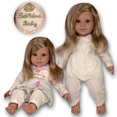 Imagem de Baby Reborn Infantil Realista De Pano 20 Acessorios de Luxo - Bambola