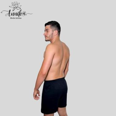 Imagem de Pijama Masculino Samba Canção Lisa Algodão - Aunika Moda Íntima Linger