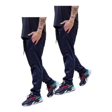 Imagem de Kit 2 Calças Masc Esportiva Inverno 2 Bolsos Lateral 075 Pr - J94, 2 a