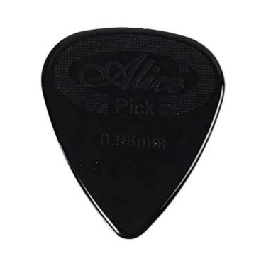 Imagem de Palhetas De Guitarra De Nylon Antiderrapantes Pretas E Brancas, 10 Peç