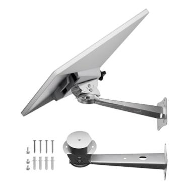 Imagem de Suporte de Mastro para Antena Starlink Mini | Fixação em Parede ou Telhado – Aço Resistente com Parafusos e Abraçadeiras – Ideal para Internet Satelital Estável em Casa, Varanda e Exterior