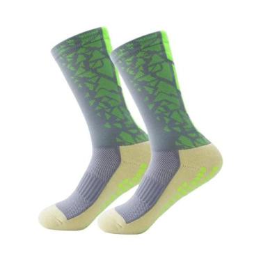 Imagem de Meias Esportivas Antiderrapantes Masculinas Para Futebol, Basquete, Yo