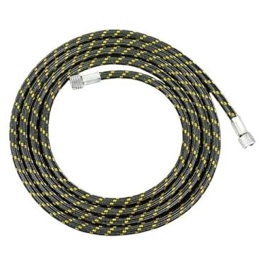 Imagem de Nishiyuenyi Acessórios Premium para Mangueira de Pincel, Compatível com a Maioria Dos Kits de Pintura com Pincel, Mangueira de Ar com Rosca de 1", Amarelo Preto