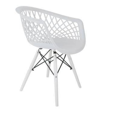 Imagem de Cadeira Web Branco  Base Em Polipropileno