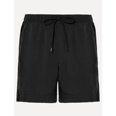 Imagem de Short Tommy Hilfiger Masculino Regular Fit Long Drawstring Preta-Masculino