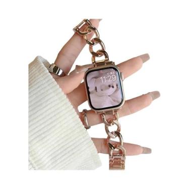 Imagem de Pulseira De Metal De 49mm Para Apple Watch Ultra iWatch Series 11 10 9