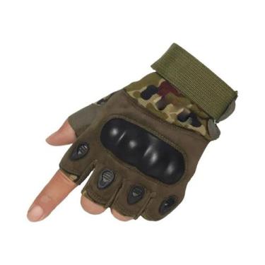 Imagem de Luvas Táticas De Dedo Inteiro Para Caça, Ciclismo, Escalada, Tiro, Esq