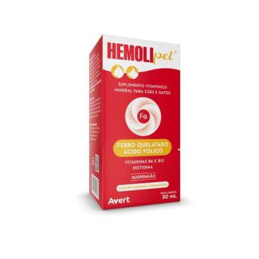 Imagem de Hemolipet Suspensão Suplemento Vitaminico e Mineral Para Cães e Gatos 