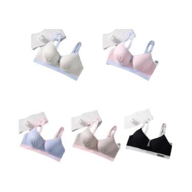 Imagem de Sutiã De Amamentação Sem Costura E Respirável Para Mulheres, Push-up, 