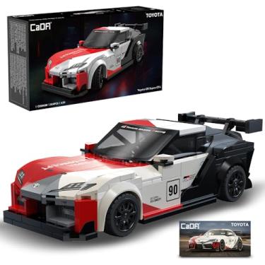 Imagem de CaDA C55041W Toyota GR Supra GT4 Building Blocks Car, 1:24 Scale Official Licensed GT Racing Car Model, 324 Pieces for Adults & Teens