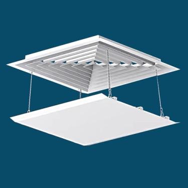 Imagem de Defletor de ventilação ajustável para AC, defletores universais de ventilação de ar condicionado, sem odor, algodão impermeável, tamanhos de 45,7 cm/45 cm/66 cm, controle de fluxo de ar eficiente, cor