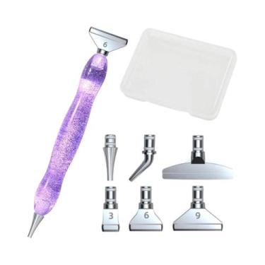 Imagem de Kit De Canetas Para Pintura Em Diamante 5D Com 6 Pontas Multifuncionai