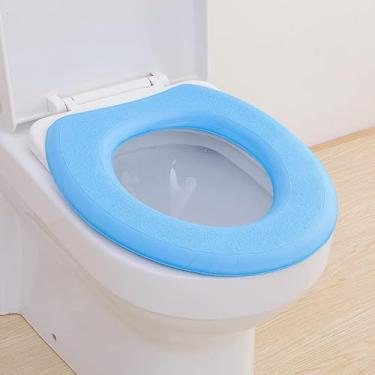 Imagem de Assento de Vaso Sanitário Alongado com Tampa Treinamento para Crianças Integrado Fechamento Devagar Fácil Instalar PP Design Ergonômico