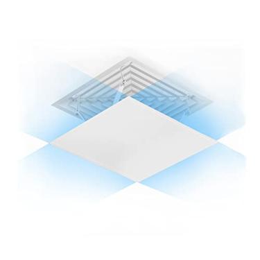 Imagem de WOTZOV Defletor de vento de teto para ar condicionado central, defletor de vento para evitar sopro direto, saída de ar, defletor de ar ajustável (45 cm)