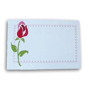 Imagem de Show-Offs Gift Enclosure Cards - 3.5 x 2.25 Inch - 50 Pack (Rose Stem Border)