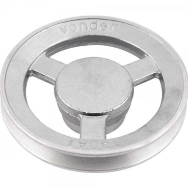 Imagem de Polia alumínio 130mm 1 canal perfil a - Vonder