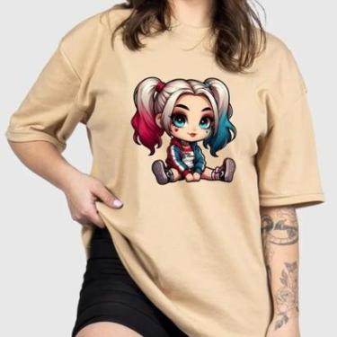 Imagem de Camiseta Oversized de Algodão Premium Esquadrão-Feminino