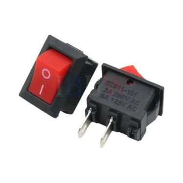 Imagem de Preto Vermelho Branco 10 Peças 10x15mm 15x21 2 Pinos 3 Pinos 3A 250V K