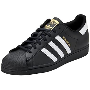 Imagem de adidas Superstar Masculino, Núcleo, preto, Ftwr, branco, núcleo preto, 9.5