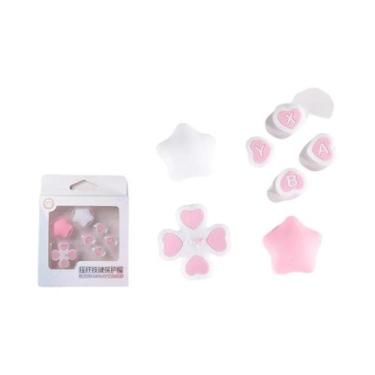 Imagem de Protetor Adesivo De Silicone Macio Para Botão D-Pad E Capa De Borracha