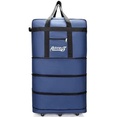 Imagem de Bolsa De Viagem Gigante Expansível 4 Em 1 Com Rodinhas Que Transforma Qualquer Deslocamento Em Praticidade Total