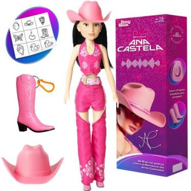 Imagem de Boneca Ana Castela Original Boiadeira Chapeu + Brinde