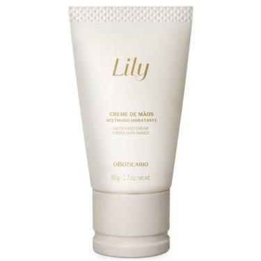 Imagem de Creme de Mãos Acetinado Hidratante Lily 50g - o boticário