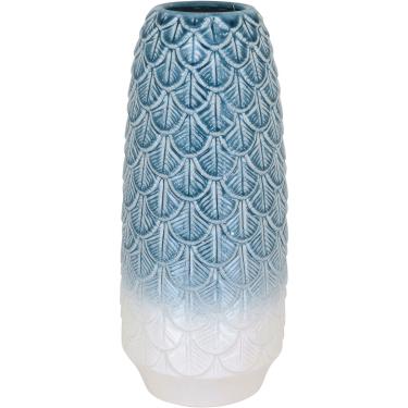 Imagem de Vaso Cerâmica 37x16x16cm Azul