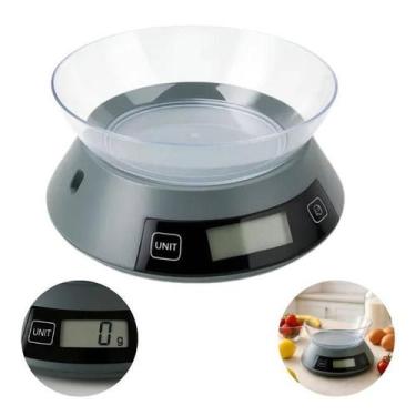 Imagem de Balança De Cozinha Digital Redonda 05 Kilos Receitas E Dieta - Wellmix