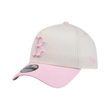 Imagem de Boné New Era 940A-Frame 2tone Boston Red Sox Rosa Masculino-Masculino