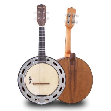 Imagem de Banjo Rozini RJ14.EL.FI Estudante Elétrico Imbuia Fosco
