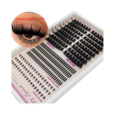 Imagem de Cílios Postiços Em Cachos 30D-200D Com Ponta Curvada E Efeito Fada - H