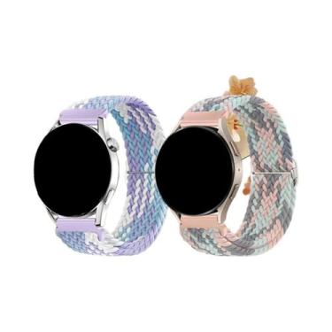 Imagem de Pulseira Trançada De 18/20/22mm 2 Peças Para Samsung Watch 6, Amazfit 