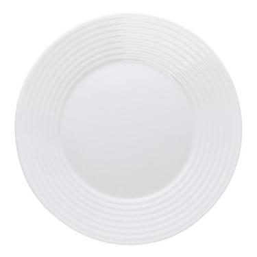 Imagem de Prato Raso Lyor Mirage 26,5cm Branco Vidro Opalino - Wolff